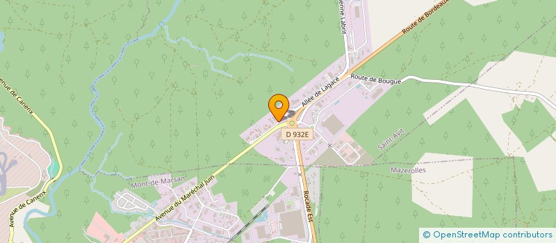 localisation de l'entreprise RUFF'AUTO  SAINT-AVIT