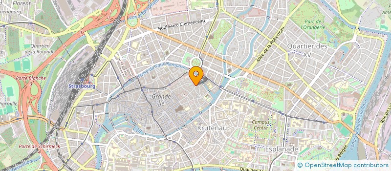 localisation de l'entreprise RUFF COIFF à STRASBOURG