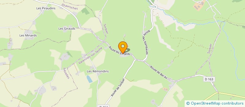 localisation de l'entreprise RUFFAUT FRERES à SORBIER