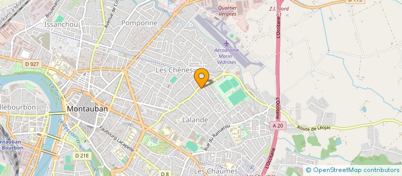 localisation de l'entreprise RUFFE  MONTAUBAN