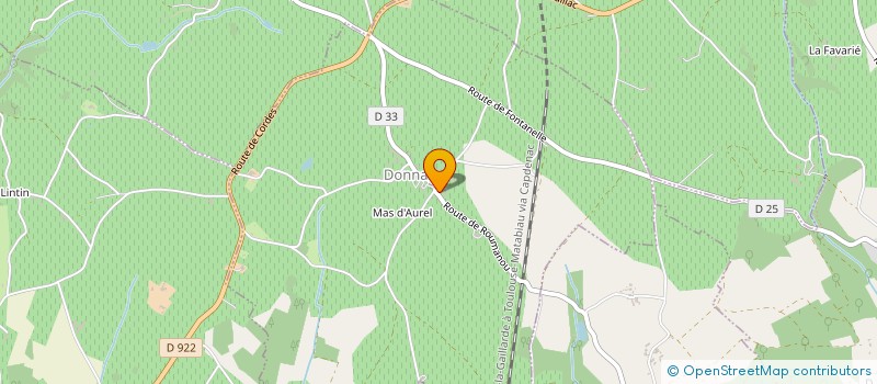 localisation de l'entreprise RUFFEL IMMOBILIER  DONNAZAC