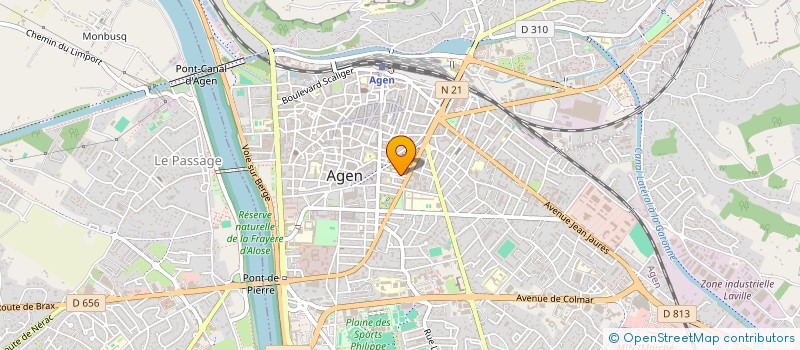 localisation de l'entreprise RUFFEL REVETEMENTS  AGEN