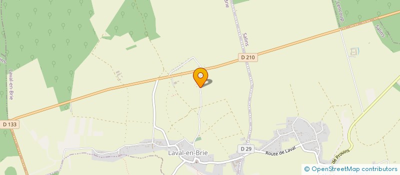 localisation de l'entreprise RUFFIER 77  LAVAL-EN-BRIE