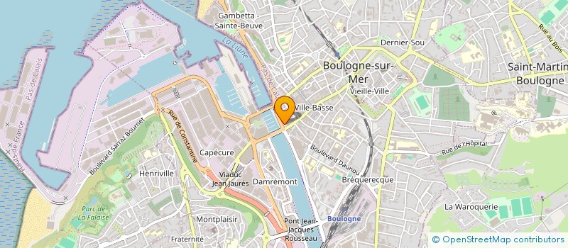 localisation de l'entreprise RUFFIN MANDATAIRES ET ASSOCIES à BOULOGNE-SUR-MER