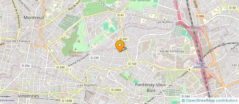 localisation de l'entreprise RUFIYO à FONTENAY-SOUS-BOIS