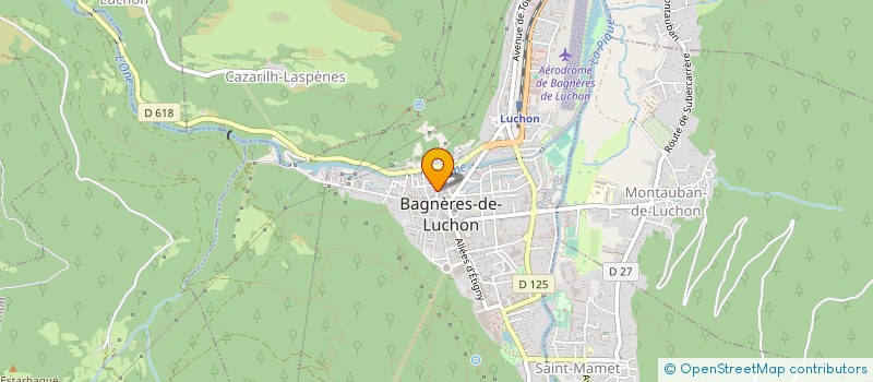 localisation de l'entreprise RUFO ET FILS à BAGNERES-DE-LUCHON