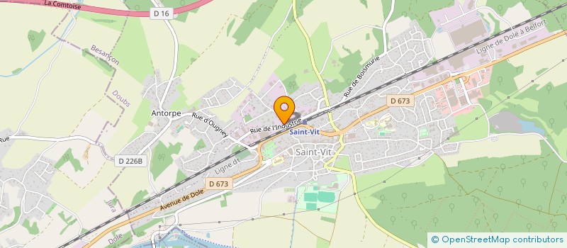localisation de l'entreprise RUFO SA à SAINT-VIT