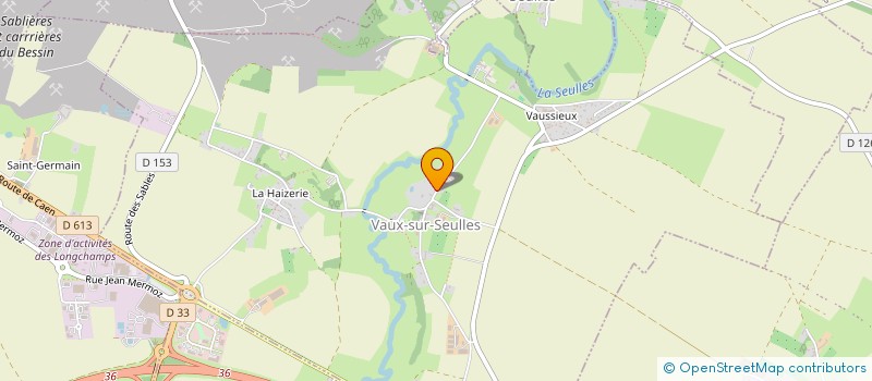 localisation de l'entreprise RUGAR  VAUX-SUR-SEULLES