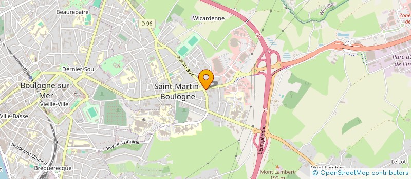 localisation de l'entreprise RUGBY 1823 FRANCE  SAINT-MARTIN-BOULOGNE