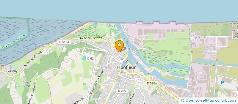 localisation de l'entreprise RUGBY ATHLETIC CLUB HONFLEUR à HONFLEUR