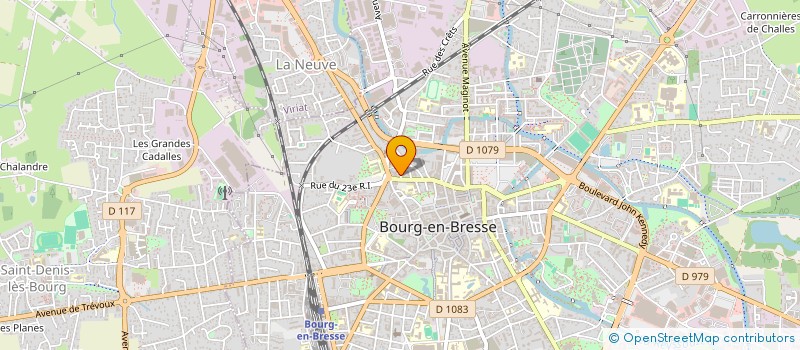 localisation de l'entreprise RUGBY BORACOSA à BOURG-EN-BRESSE