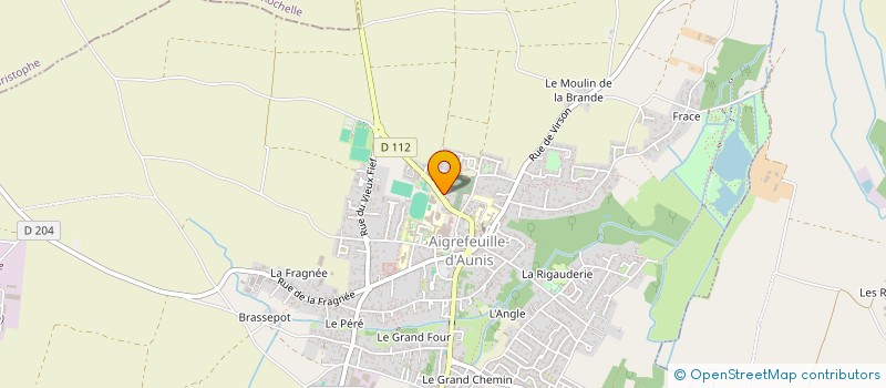 localisation de l'entreprise RUGBY CLUB AIGREFEUILLAIS  AIGREFEUILLE-D'AUNIS