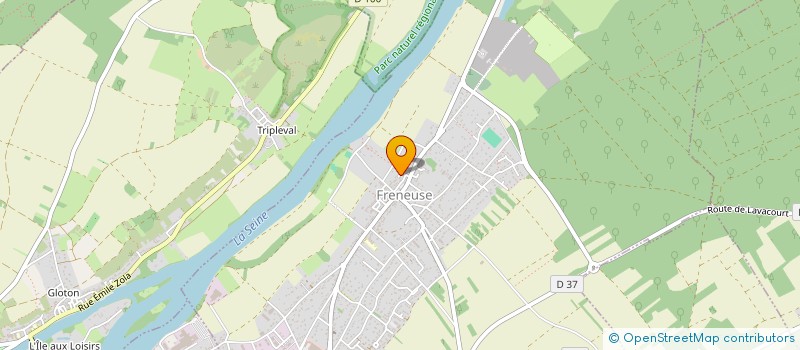 localisation de l'entreprise RUGBY CLUB BOUCLES DE SEINE  FRENEUSE