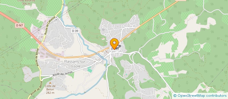 localisation de l'entreprise RUGBY CLUB CABASSE-FLASSANS  FLASSANS-SUR-ISSOLE