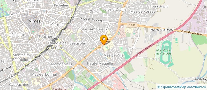 localisation de l'entreprise RUGBY CLUB CAMARGUE NIMES GARD  NIMES