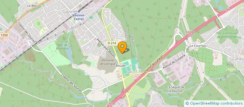 localisation de l'entreprise RUGBY CLUB CESTADAIS  CESTAS