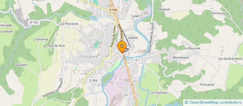 localisation de l'entreprise RUGBY CLUB COURPIEROIS à COURPIERE
