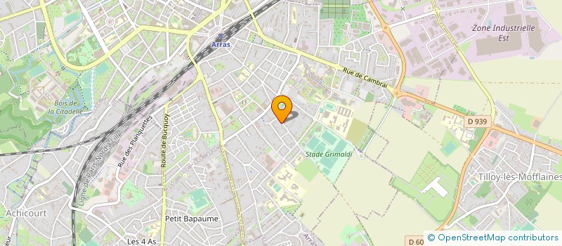 localisation de l'entreprise RUGBY CLUB D ARRAS à ARRAS
