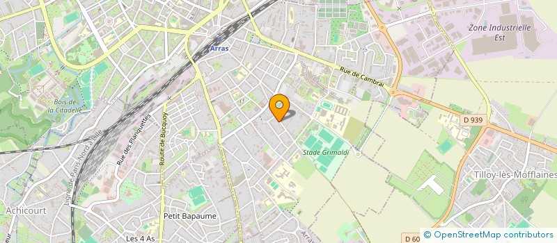 localisation de l'entreprise RUGBY CLUB D'ARRAS à ARRAS