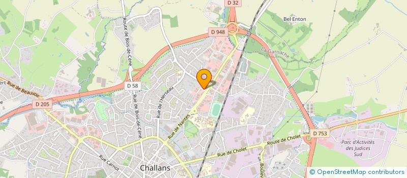 localisation de l'entreprise RUGBY CLUB DE CHALLANS à CHALLANS