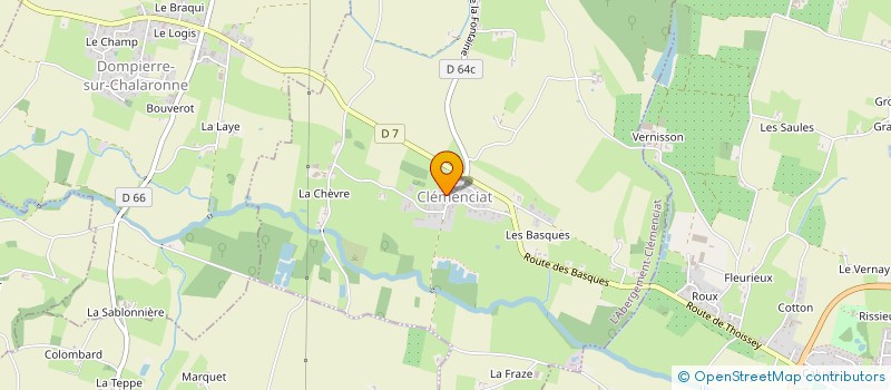 localisation de l'entreprise RUGBY CLUB DE LA DOMBES à L'ABERGEMENT-CLEMENCIAT