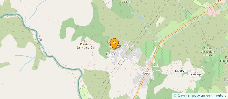 localisation de l'entreprise RUGBY CLUB DE LECCI  LECCI