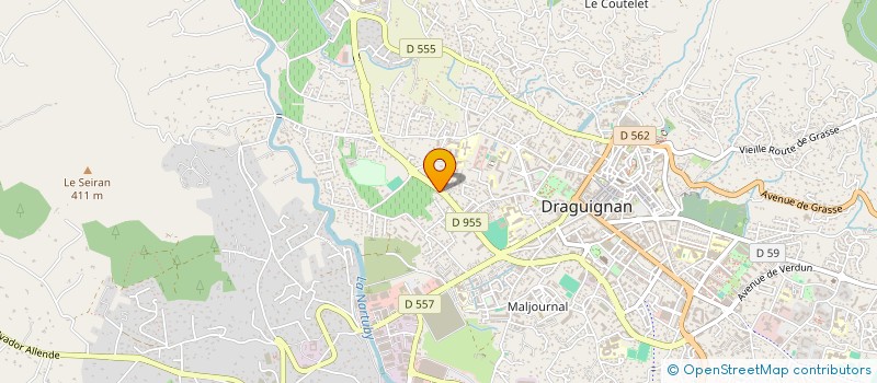 localisation de l'entreprise RUGBY CLUB DRAGUIGNAN à DRAGUIGNAN