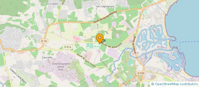localisation de l'entreprise RUGBY CLUB DU GOLFE à GRIMAUD