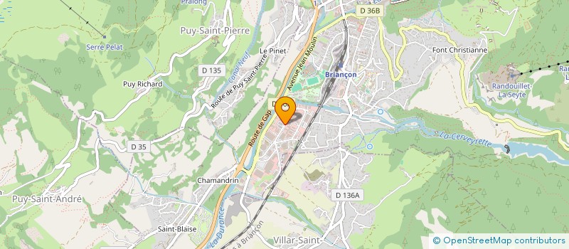 localisation de l'entreprise RUGBY CLUB DU PAYS BRIANCONNAIS à BRIANCON