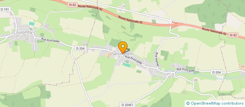 localisation de l'entreprise RUGBY CLUB DU PAYS DE LUMBRES (RCPL)  SENINGHEM