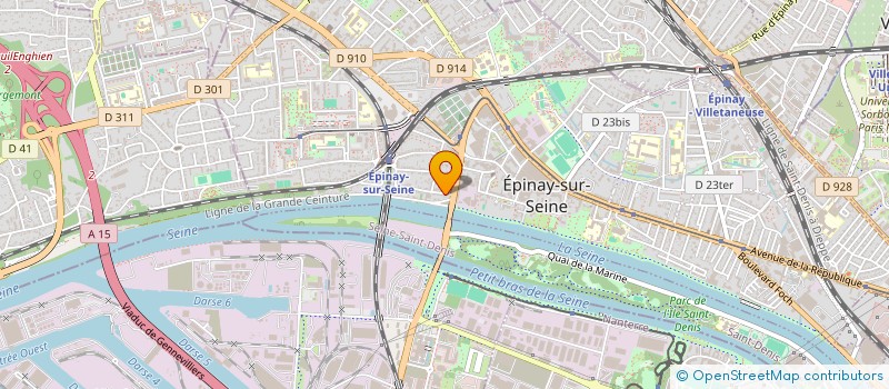 localisation de l'entreprise RUGBY CLUB EPINAY-SUR-SEINE à EPINAY-SUR-SEINE