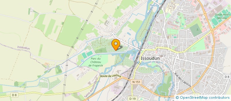 localisation de l'entreprise RUGBY CLUB ISSOLDUNOIS à ISSOUDUN