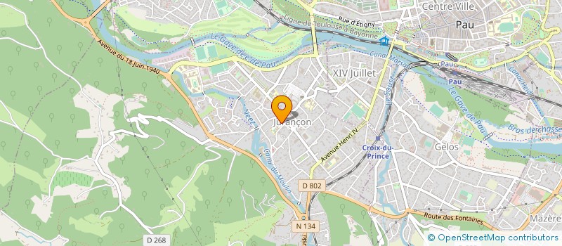 localisation de l'entreprise RUGBY CLUB JURANCONNAIS à JURANCON