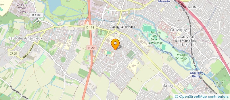 localisation de l'entreprise RUGBY CLUB LONGJUMEAU à LONGJUMEAU
