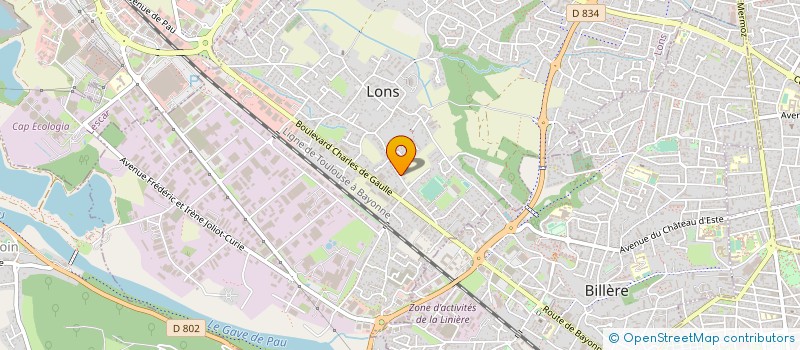 localisation de l'entreprise RUGBY CLUB LONSOIS à LONS
