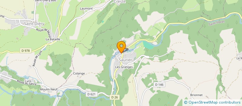 localisation de l'entreprise RUGBY CLUB MONTAIGUT BESSE à MONTAIGUT-LE-BLANC