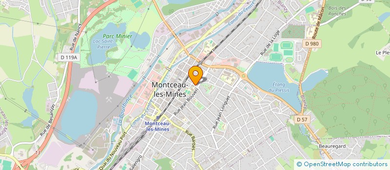 localisation de l'entreprise RUGBY CLUB MONTCEAU BOURGOGNE à MONTCEAU-LES-MINES