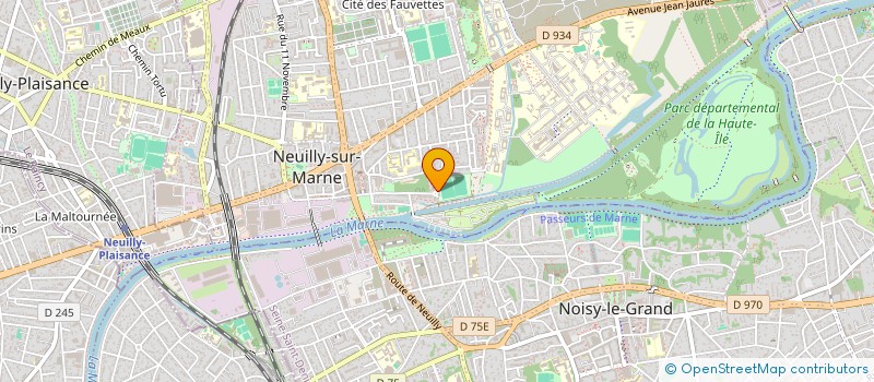 localisation de l'entreprise RUGBY CLUB NEUILLY SUR MARNE à NEUILLY-SUR-MARNE