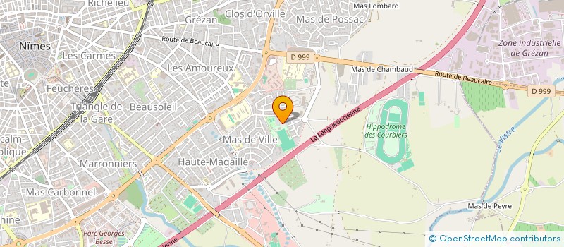 localisation de l'entreprise RUGBY CLUB NIMOIS  NIMES