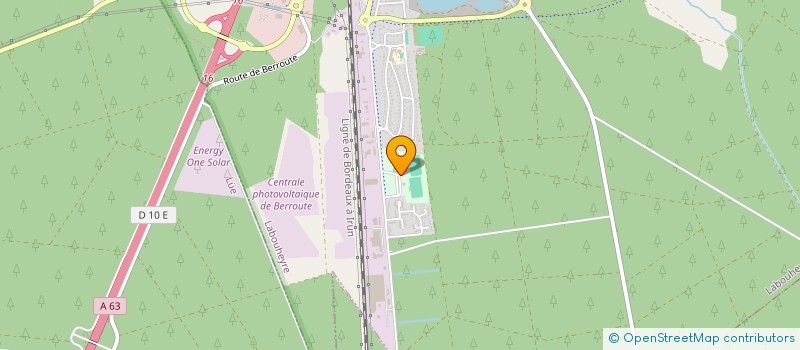 localisation de l'entreprise RUGBY CLUB NORD LANDES (RCNL)  LABOUHEYRE