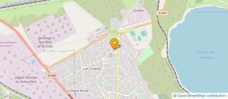 localisation de l'entreprise RUGBY CLUB OUEST PROVENCE FOS ISTRES  FOS-SUR-MER