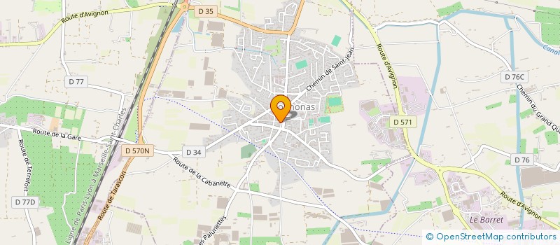 localisation de l'entreprise RUGBY CLUB ROGNONAIS  ROGNONAS