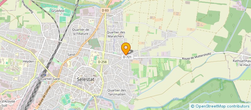 localisation de l'entreprise RUGBY CLUB SELESTAT GIESSEN  SELESTAT