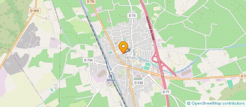 localisation de l'entreprise RUGBY CLUB SENAS MALLEMORT  SENAS