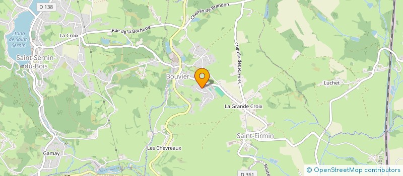 localisation de l'entreprise RUGBY CLUB ST FIRMIN ST SERNIN  SAINT FIRMIN