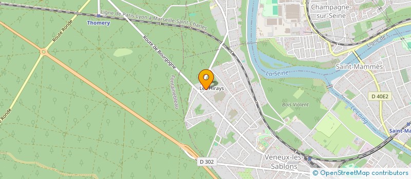 localisation de l'entreprise RUGBY COMMUNAUTE SEINE ET FORET à MORET-LOING-ET-ORVANNE