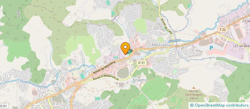 localisation de l'entreprise RUGBY DE CORSE ET D'AZUR  AJACCIO