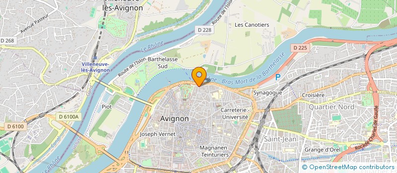 localisation de l'entreprise RUGBY DECOUVERTE ET PERFECTIONNEMENT à AVIGNON