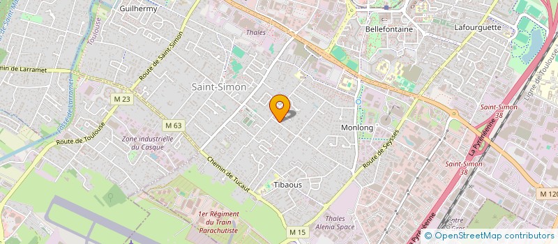 localisation de l'entreprise RUGBY DIVERSITE  TOULOUSE