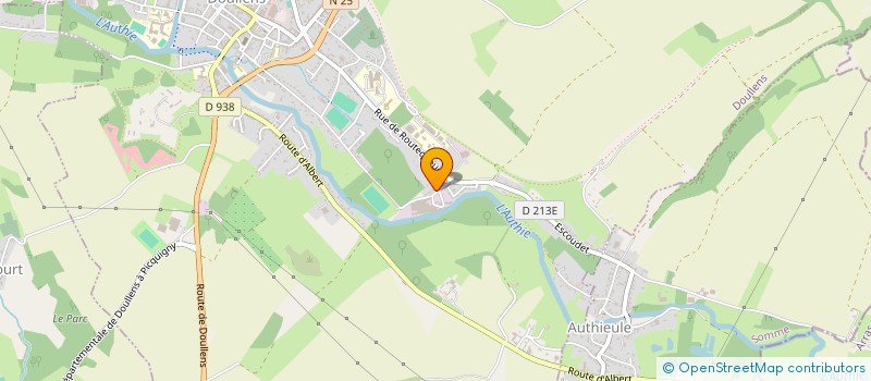localisation de l'entreprise RUGBY DOULLENS à DOULLENS